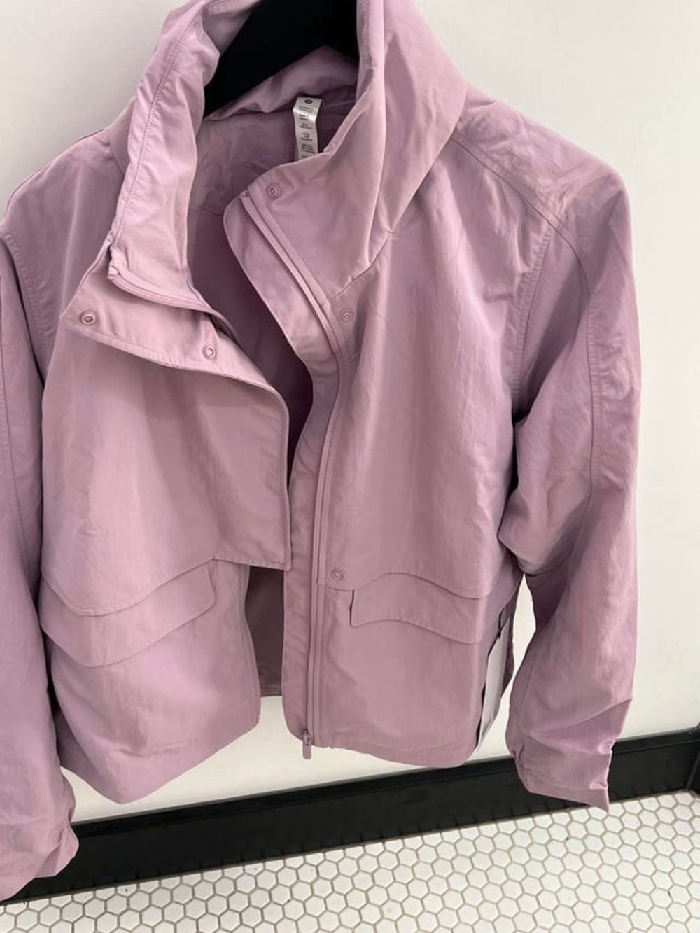 lululemon always effortless jacket dusty rose